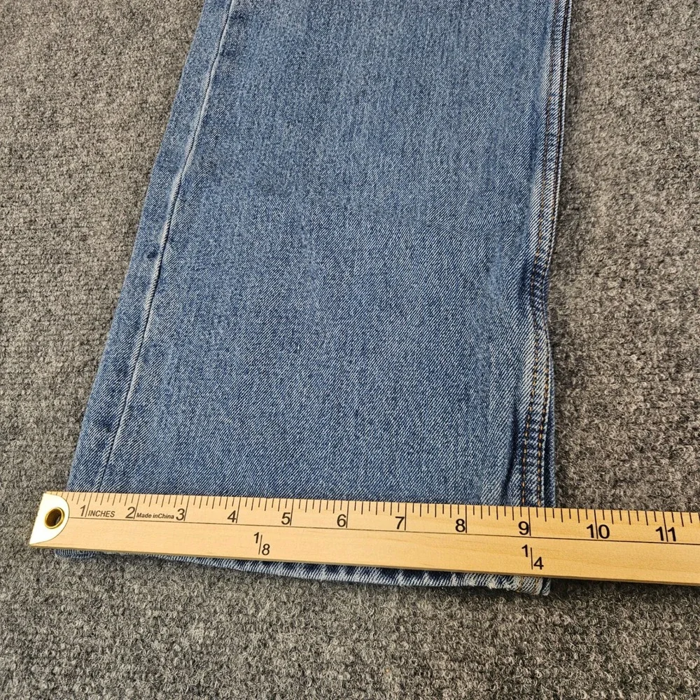 Levis Strauss & Co Mens Straight Leg Denim‎ Jeans Medium Wash Blue W42 L30